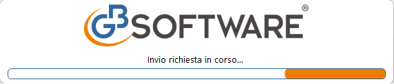Caricamento Invio richiesta in corso