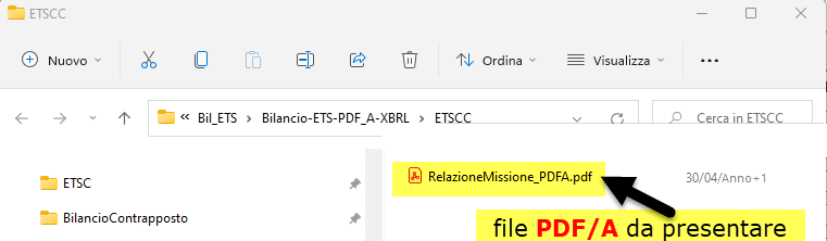 PDF/A da presentare