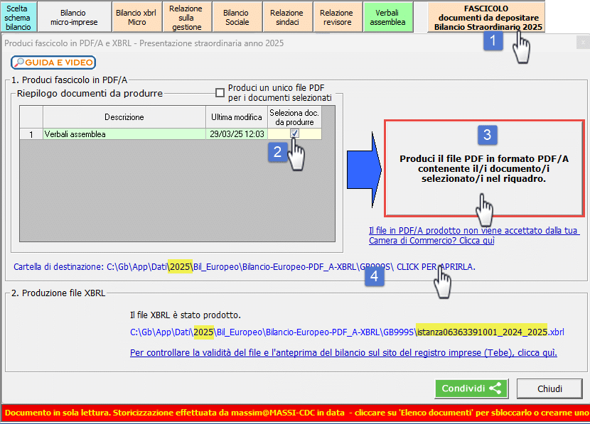 Procedura conversione file in PDF/A