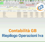 Contabilità GB: Riepilogo Operazioni Iva