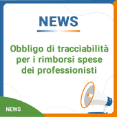 Obbligo di tracciabilità per i rimborsi spese dei professionisti