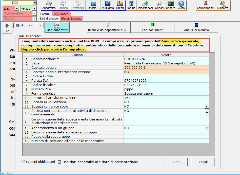 Bilancio Europeo 2018: rilascio applicazione e principali novit&agrave; - 1