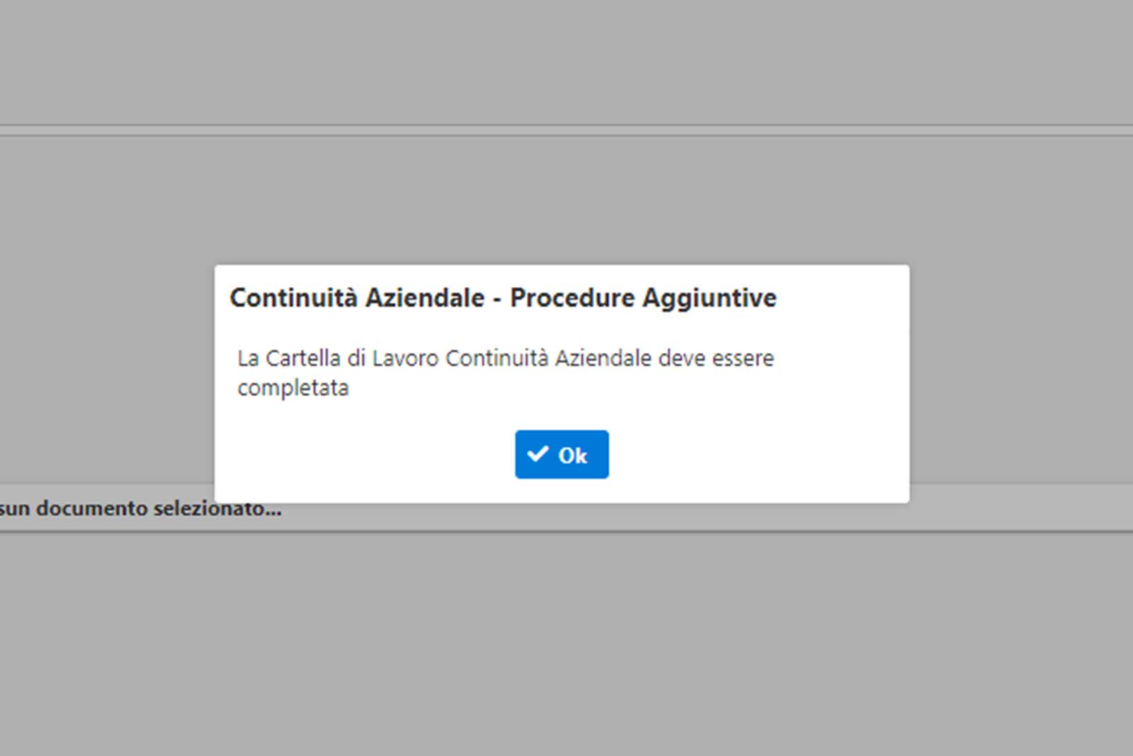 Controllo errori procedurali Controllo errori procedurali