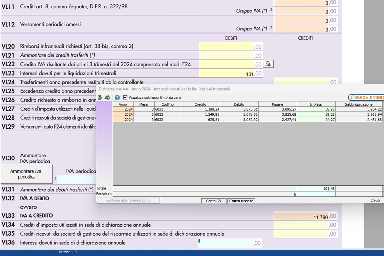 Dichiarazione Iva - Quadri precompilati e Pagamenti con F24