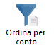 Pulsante Ordina per conto