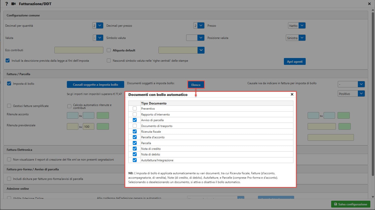 Documenti soggetti a imposta bollo