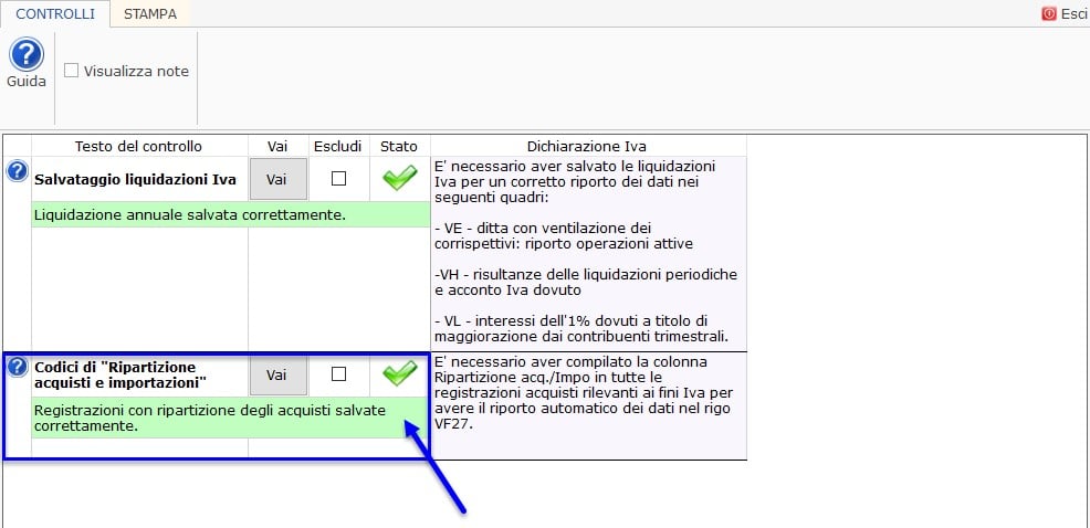 Ripartizione acquisti e importazioni: inserimento codici - 6