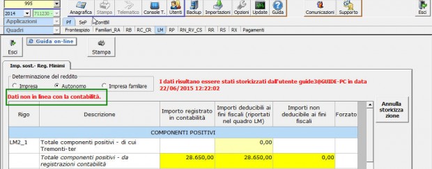 8 Dati non in linea