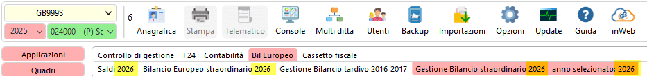 Saldi di Bilancio