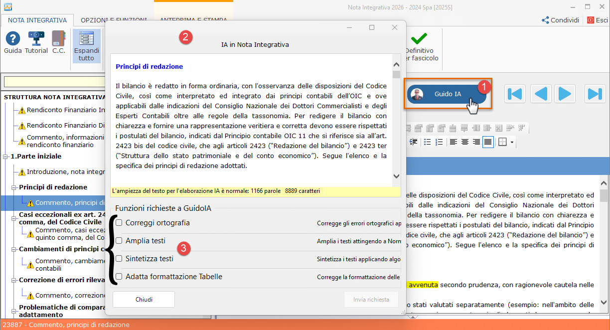 Nota Integrativa avanzata con Guido IA PRO