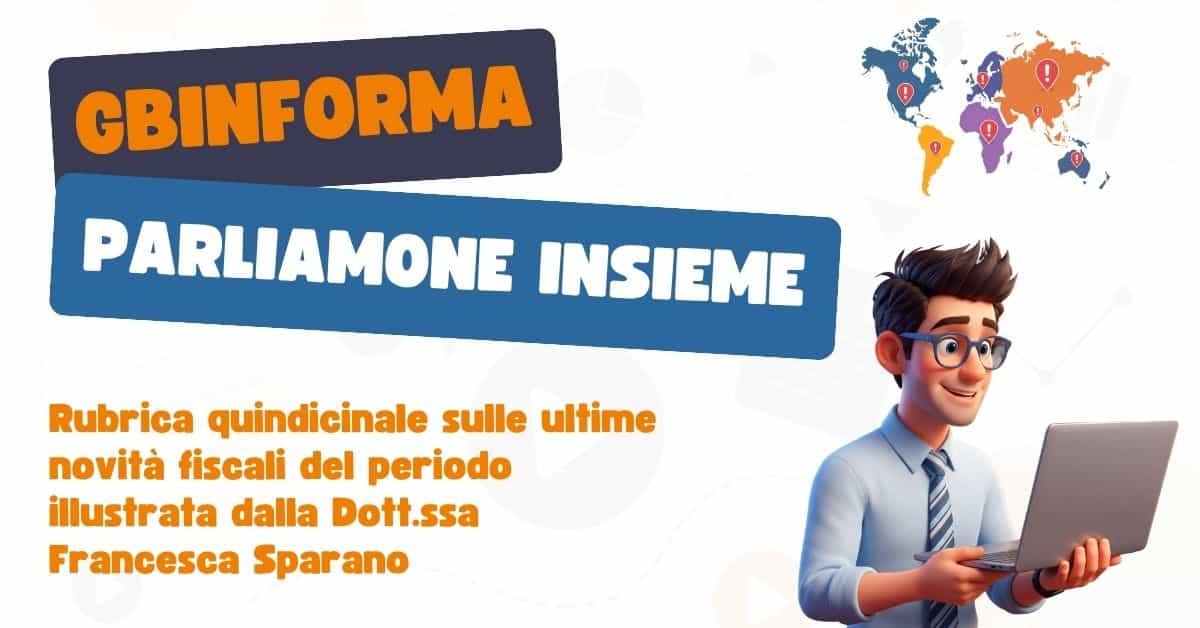 GBinforma - oggi alle 15.00 nuovo appuntamento