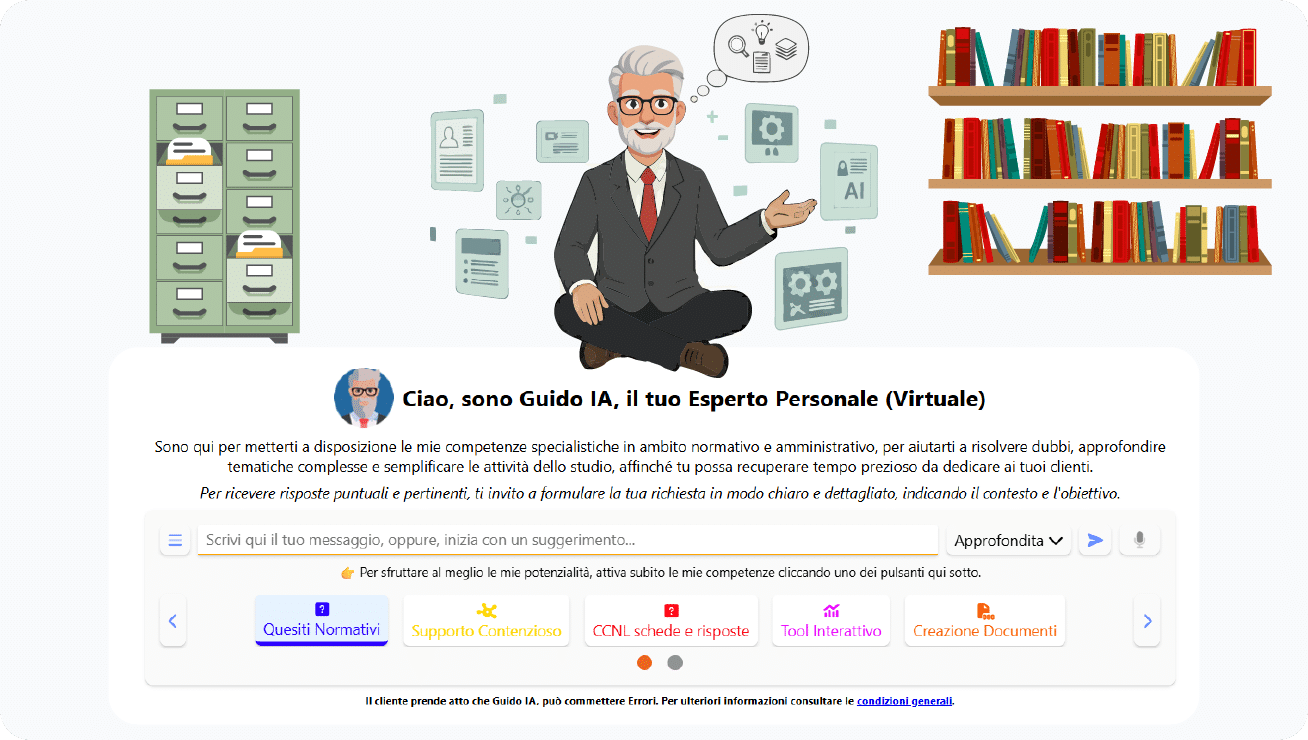 La Banca Dati Evoluta con IA rende disponibile il patrimonio di conoscenza professionale realizzato e organizzato da GBsoftware