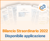 Bilancio Straordinario 2022: disponibile applicazione