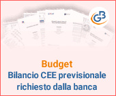 Budget: Bilancio CEE previsionale richiesto dalla banca