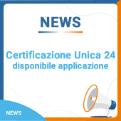 Certificazione Unica 2024: disponibile applicazione