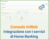 Console InWeb: integrazione con i servizi di Home Banking