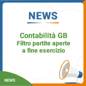 Contabilità GB: filtro partite aperte a fine esercizio