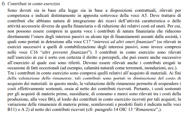 Contabilizzazione contributo a fondo perduto Art. 25 Decreto Rilancio - Contributi in conti esercizio
