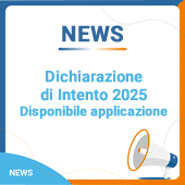 Dichiarazione di Intento 2025: disponibile applicazione