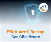 Effettuare il Backup con GBsoftware
