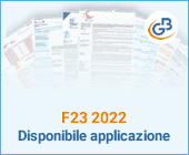 F23 2022: disponibile applicazione