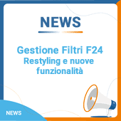 Gestione Filtri F24: Restyling e nuove funzionalità