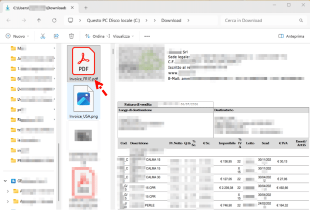 Importazione con IA di documenti esterni