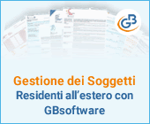La gestione dei Soggetti residenti all'estero con GBsoftware