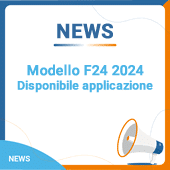 Modello F24 2024: disponibile applicazione