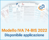 Modello IVA 74-BIS 2022: disponibile applicazione