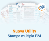 Nuova Utility: stampa multipla F24