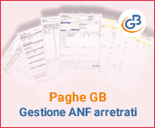 Paghe GB: Gestione ANF arretrati
