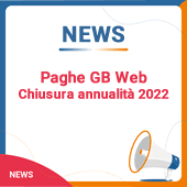 Paghe GB Web: Chiusura annualità 2022