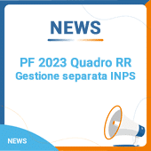 PF 2023 Quadro RR: gestione separata INPS