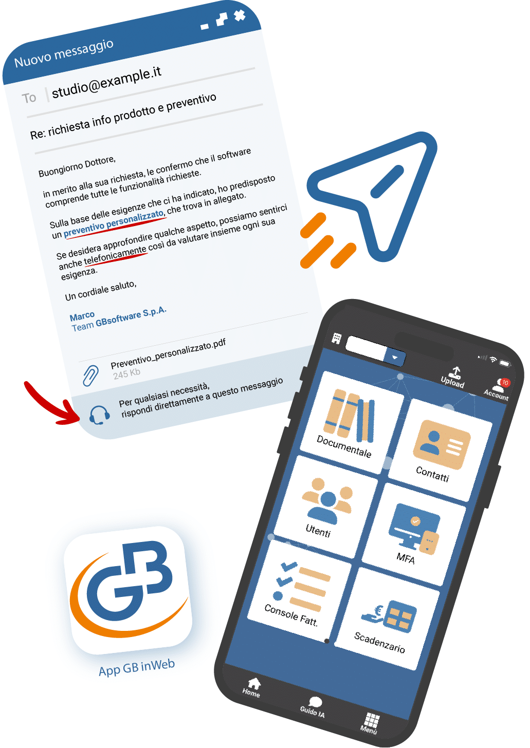 Rapporto diretto con il team GBsoftware