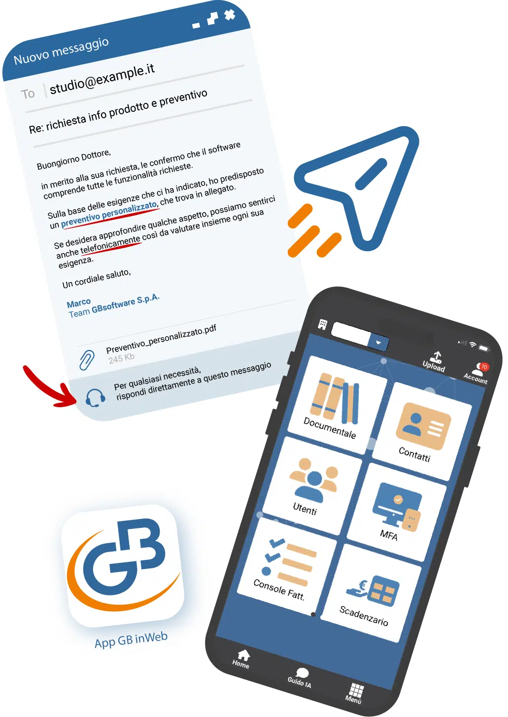 Rapporto diretto con il team GBsoftware