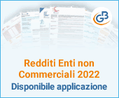 Redditi Enti non Commerciali 2022: disponibile applicazione