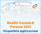 Redditi Società di Persone 2022: disponibile applicazione