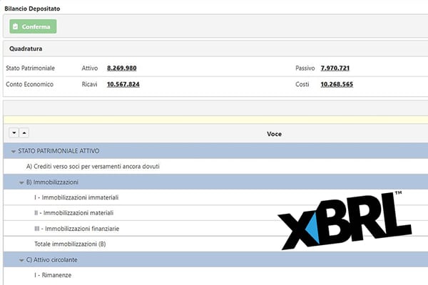 Importa il bilancio in formato XBLR con un click