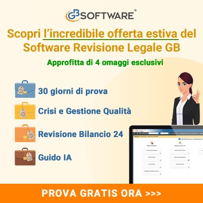 Scopri l’incredibile offerta estiva del software Revisione Legale GB