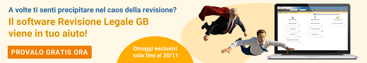 Il software Revisione Legale GB viene in tuo aiuto!