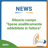 Rilascio campo “Spese analiticamente addebitate” nelle fatture ricevute da fornitori soggetti a ritenuta