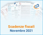 Scadenze fiscali novembre 2021