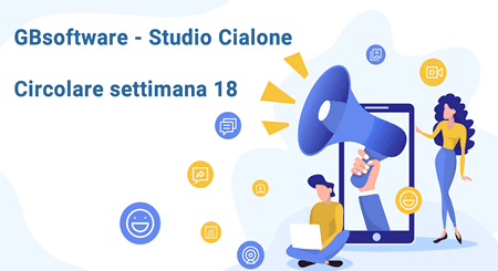 Circolare settimana 18 GBsoftware - Studio Cialone Angiola