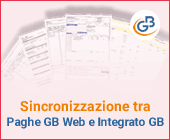Sincronizzazione tra Paghe GB Web e Integrato GB