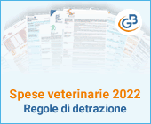 Spese veterinarie 2022: regole di detrazione