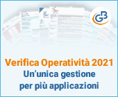 Verifica Operatività 2021: un'unica gestione per più applicazioni